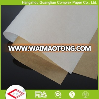 OEM White and Brown Baking Paper Sheet with Silicone Coating