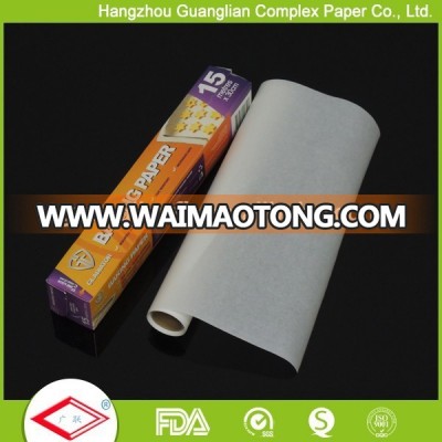 30cm*5M bleached silicone baking paper